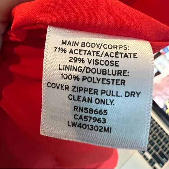 NEW Lewit V-Neck Crepe Midi Dress Short Dolman Sleeve V-Back Solid Light - Picture 6 of 9